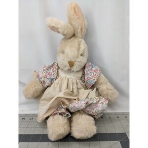 Jenny La Hare Rabbit Plush Tan 18 Inch Dress 1984 Francesca Hoerlein Franland